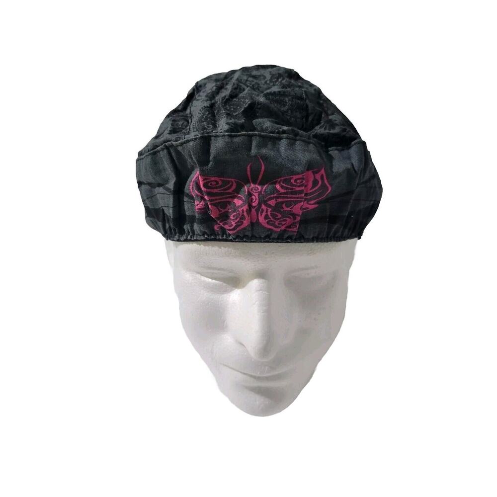 Biker Gear Motorcycle Head Wrap Grey Pink